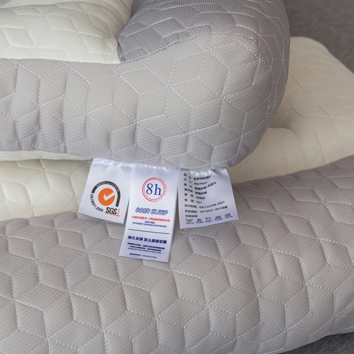 91家纺网 家纺一手货源 找家纺 卓昌枕芯2023热款牵引枕3.0版乳胶层牵引枕枕头枕芯 中枕48*74cm一只1100克