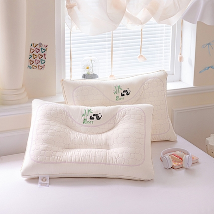 91家纺网 家纺一手货源 找家纺 卓昌枕芯2025新款胸有成竹立体护颈枕头枕芯 胸有成竹--白色