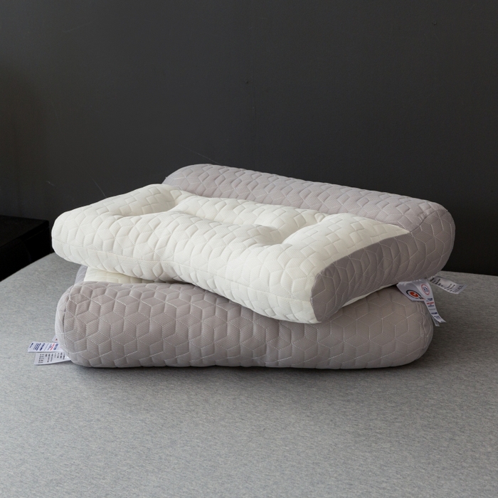 91家纺网 家纺一手货源 找家纺 卓昌枕芯2023热款牵引枕3.0版乳胶层牵引枕枕头枕芯 高枕48*74cm一只1400克