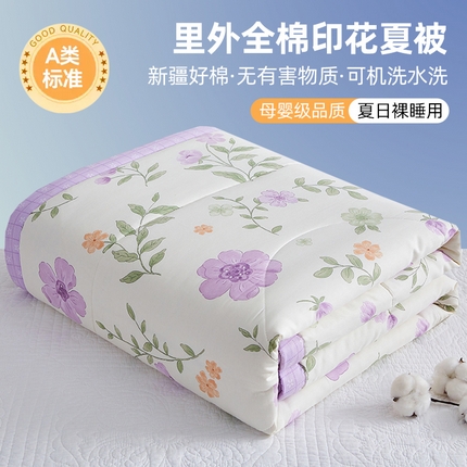 91家纺网 家纺一手货源 找家纺 （总）海洋家纺 2025新款A类里外全棉夏被四件套