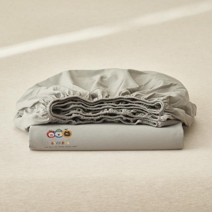 91家纺网 家纺一手货源 找家纺 （总）寐绸家纺 2025新款纯棉水洗棉纯色绣花单床笠