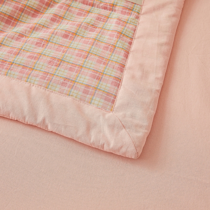 91家纺网 家纺一手货源 找家纺 猎鹿人家纺 A类水洗棉新疆棉花夏被 夏洛特粉