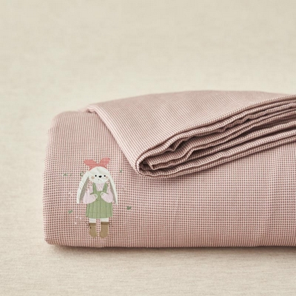 91家纺网 家纺一手货源 找家纺 （总）寐绸家纺 2025新款纯棉双层纱贴布绣单床单