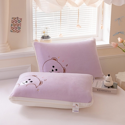 91家纺网 家纺一手货源 找家纺 （总）卓昌枕芯2025新款宝宝绒小熊枕枕头枕芯