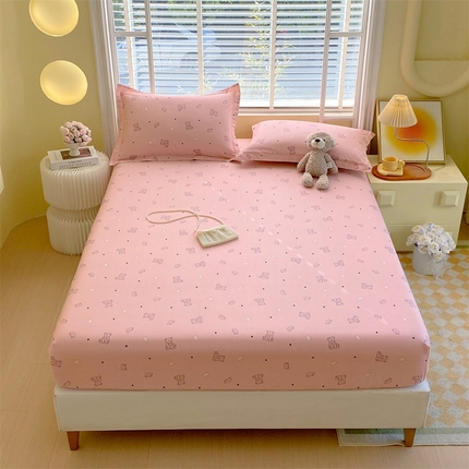 91家纺网 家纺一手货源 找家纺 （总）宝齐莱家纺 2025新款13372全棉印花单品系列-单床笠