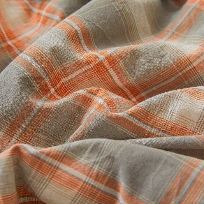 91家纺网 家纺一手货源 找家纺 猎鹿人家纺 A类水洗棉新疆棉花夏被 诺卡橙