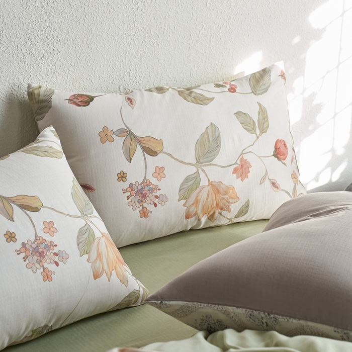 91家纺网 家纺一手货源 找家纺 时年家纺 2025零汗纱™数码印花系列套件 绿野漫屿