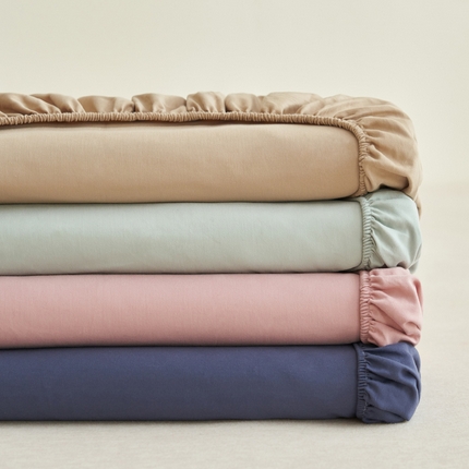 91家纺网 家纺一手货源 找家纺 （总）寐绸家纺 2025新款纯棉13372水洗棉单床笠