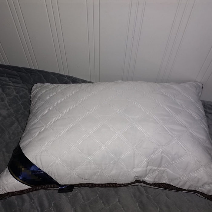 91家纺网 家纺一手货源 找家纺 卓昌枕芯 2025新款新款绗缝满天星枕芯天星枕头枕芯 900克高枕单只满天星立体绿