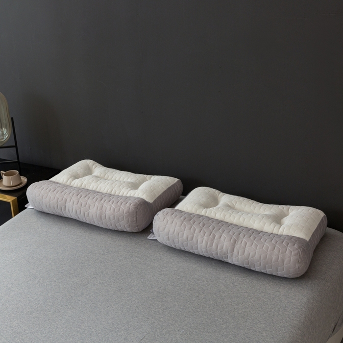 91家纺网 家纺一手货源 找家纺 卓昌枕芯2023热款牵引枕3.0版乳胶层牵引枕枕头枕芯 高枕48*74cm一只1400克