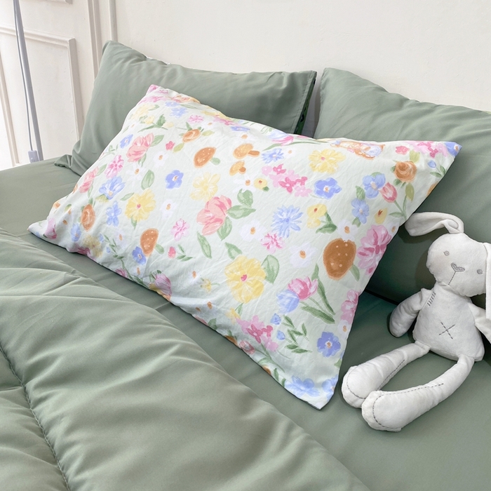 91家纺网 家纺一手货源 找家纺 宜家坊 2025新款水洗棉糯小棉夏被夏被四件套四季被春秋被单人学生双人被子被芯 花花熊