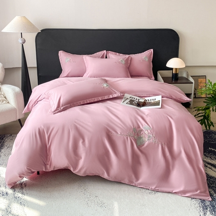 91家纺网 家纺一手货源 找家纺 （总）昊翔家纺 【量大价优】2025新款全棉纯棉长绒棉刺绣绣花四件套【配礼盒提供买家秀】