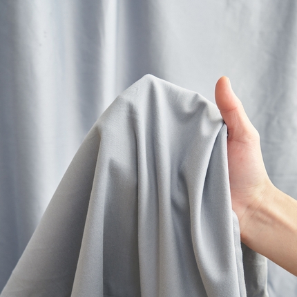 寐绸家纺 2025新款纯棉13372水洗棉单床单 纯色床单-礁石灰