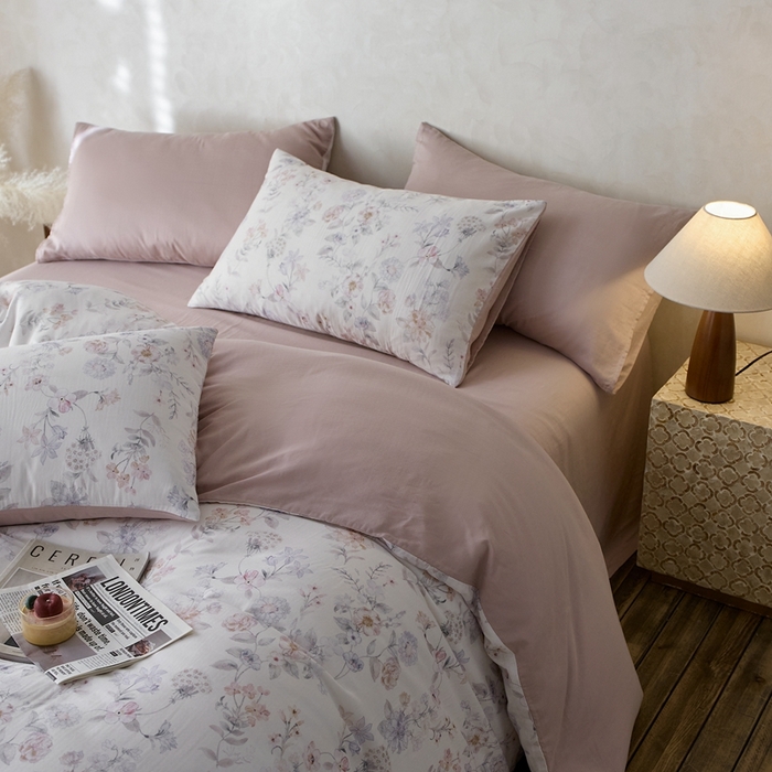 91家纺网 家纺一手货源 找家纺 时年家纺 2025零汗纱™数码印花系列套件 春日梦乡