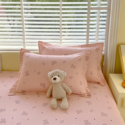 91家纺网 家纺一手货源 找家纺 （总）宝齐莱家纺 2025新款13372全棉印花单品系列-单枕套