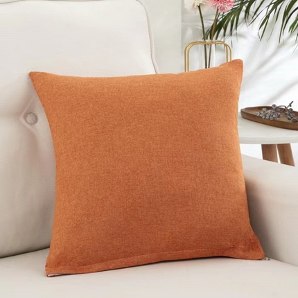 91家纺网 家纺一手货源 找家纺 卓昌枕芯 2025新款亚麻抱枕沙发靠垫 菊色