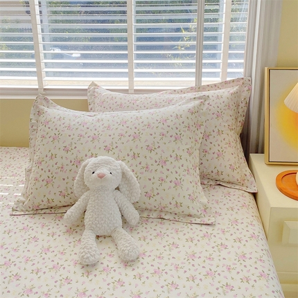 91家纺网 家纺一手货源 找家纺 （总）宝齐莱家纺 2025新款13372全棉印花单品系列-单枕套