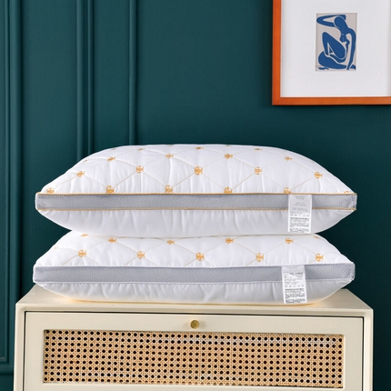 卓昌枕芯 2025新款新款绗缝满天星枕芯天星枕头枕芯 800克中枕单只绗缝立体香奈儿网边