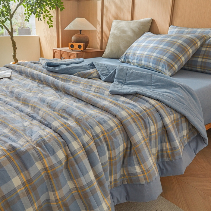 91家纺网 家纺一手货源 找家纺 （总）猎鹿人家纺 A类水洗棉新疆棉花夏被