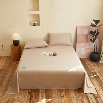 91家纺网 家纺一手货源 找家纺 （总）寐绸家纺 2025新款双层纱人字斜提花单床单