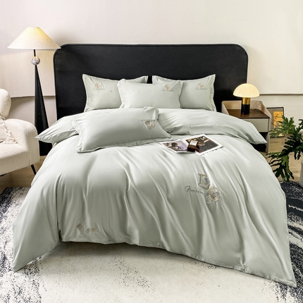 91家纺网 家纺一手货源 找家纺 （总）昊翔家纺 【量大价优】2025新款全棉纯棉长绒棉刺绣绣花四件套【配礼盒提供买家秀】