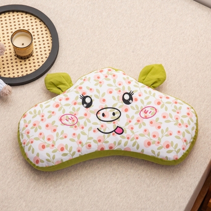 91家纺网 家纺一手货源 找家纺 （总）明星枕业 2025新款全棉儿童卡通荞麦枕全荞麦护颈枕