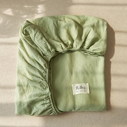 91家纺网 家纺一手货源 找家纺 （总）寐绸家纺 2025新款纯棉双层纱单床笠