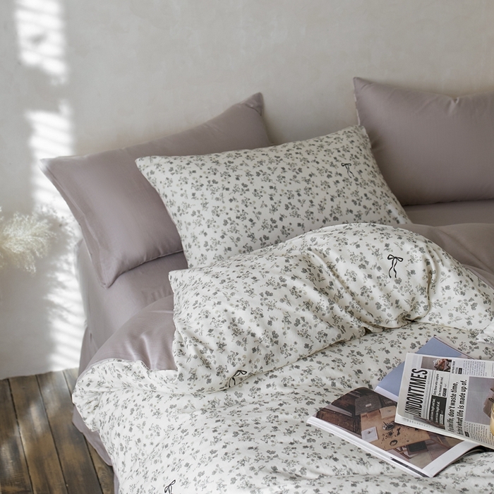 91家纺网 家纺一手货源 找家纺 时年家纺 2025零汗纱™数码印花系列套件 悠然若若