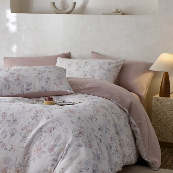 91家纺网 家纺一手货源 找家纺 时年家纺 2025零汗纱™数码印花系列套件 春日梦乡