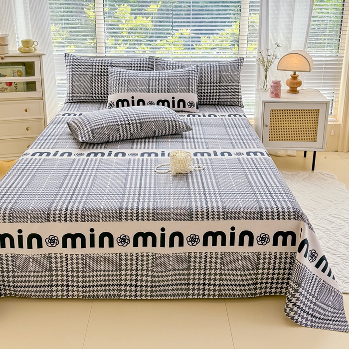 91家纺网 家纺一手货源 找家纺 仟网汇 2025新款老粗布床单粗布凉席老粗布单床单枕套单品 米兰