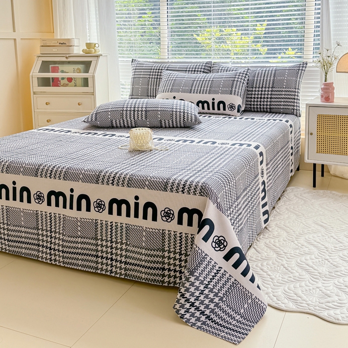 91家纺网 家纺一手货源 找家纺 仟网汇 2025新款老粗布床单粗布凉席老粗布单床单枕套单品 米兰