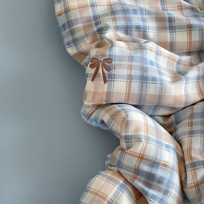 91家纺网 家纺一手货源 找家纺 诺梵家纺 2025新款有氧双层纱印花四件套 妮卡