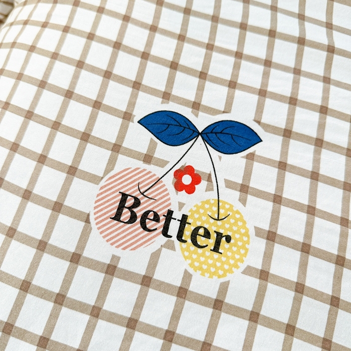 91家纺网 家纺一手货源 找家纺 好欣怡家纺 2026新款水洗棉夏被空调被被子被芯印花小清新夏凉被直播热款 水洗棉包边款-卡其樱桃