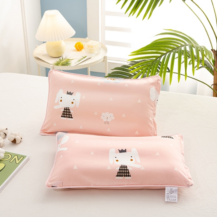 91家纺网 家纺一手货源 找家纺 萌番宝A类新款60支长绒棉纯棉儿童枕套枕头枕头套40x60单只30x50内胆套 贝肯象