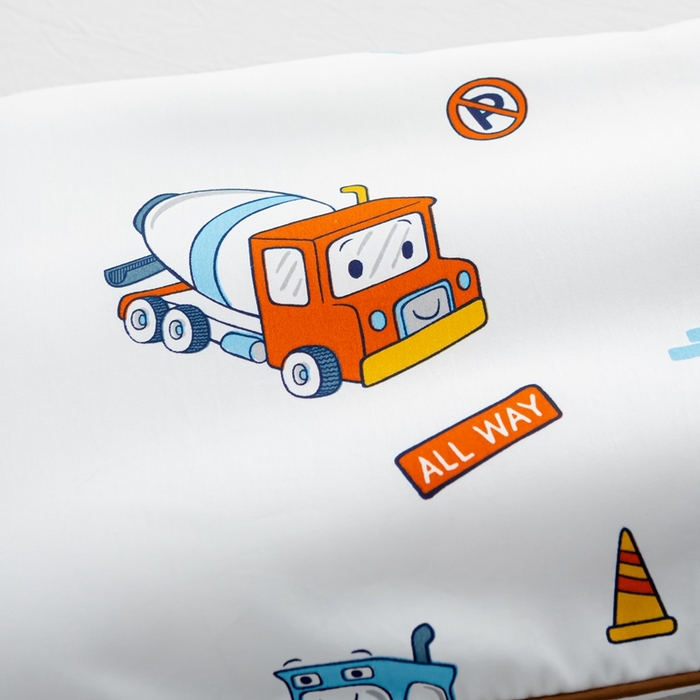 91家纺网 家纺一手货源 找家纺 萌番宝 A类新款60支长绒棉纯棉儿童枕套枕头 乐挖挖