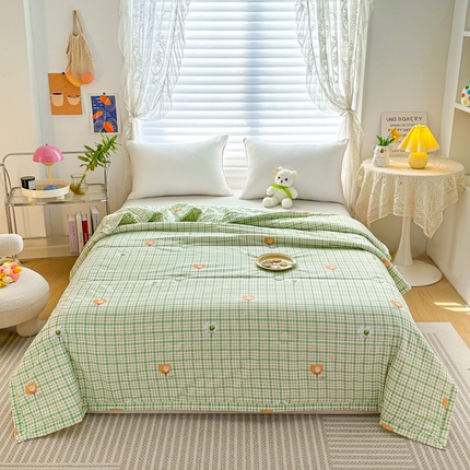 91家纺网 家纺一手货源 找家纺 （总）好欣怡家纺 2025新款生态棉夏被礼品被空调被直播引流款夏凉被子