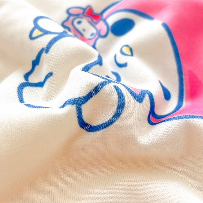 91家纺网 家纺一手货源 找家纺 金爱家2025新款A类三丽鸥高品质可组合凉感丝乳胶席牛奶丝针织棉软糯夏被四件套 乳胶席-草莓甜筒美乐蒂