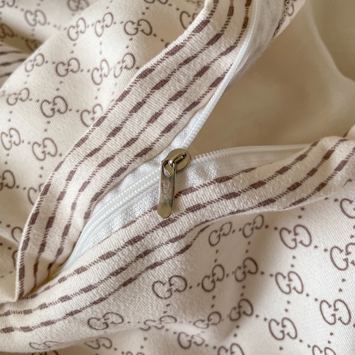 91家纺网 家纺一手货源 找家纺 诺梵家纺 2025新款有氧双层纱印花四件套 小马宝丽