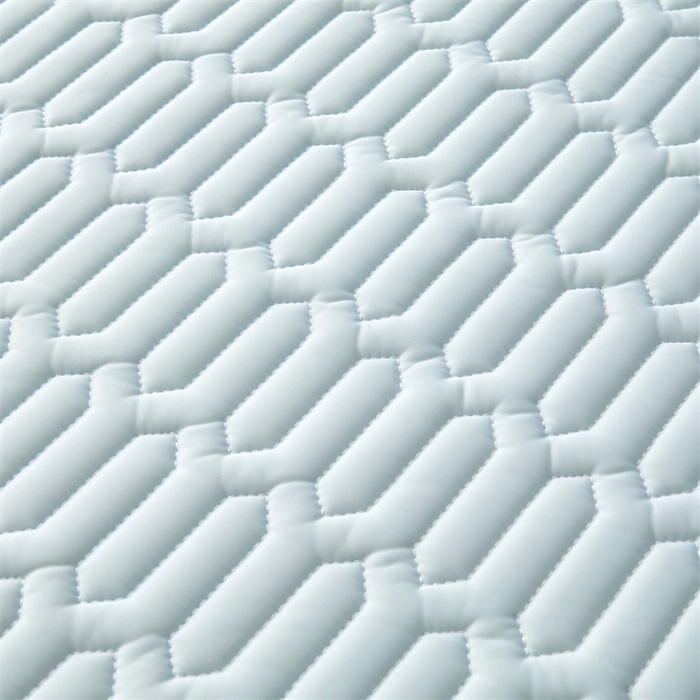 91家纺网 家纺一手货源 找家纺 雯豆2025夏季新品0.4乳胶凉席床笠款三件套凉感丝纯色席梦思床罩 纯色乳胶床笠-风铃蓝