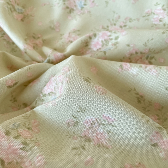 91家纺网 家纺一手货源 找家纺 诺梵家纺 2025新款有氧双层纱印花四件套 春序