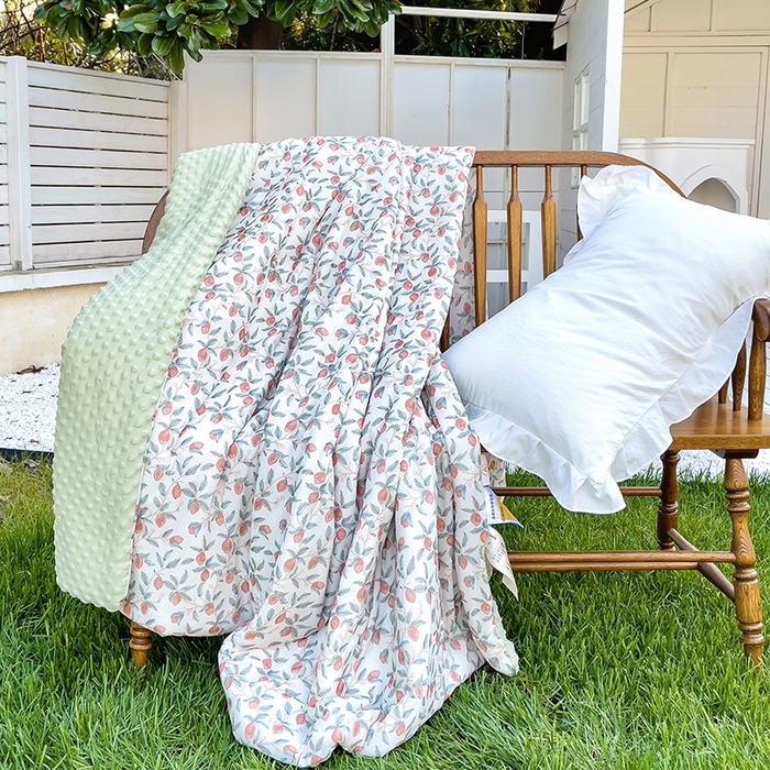 91家纺网 家纺一手货源 找家纺 绒梦里 2025新款A类小凉皮凉感冰豆豆夏被空调被 硕果