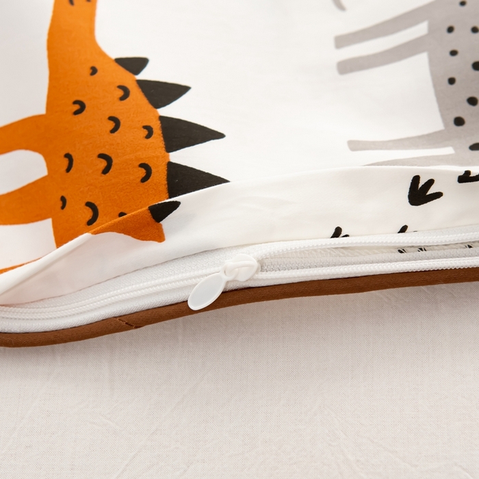 91家纺网 家纺一手货源 找家纺 萌番宝 A类新款60支长绒棉纯棉儿童枕套枕头 霸王龙