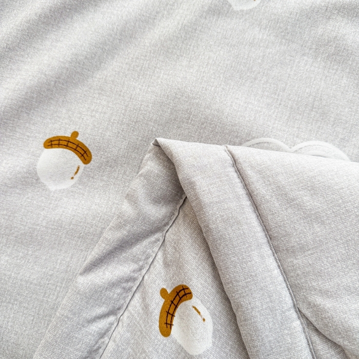 91家纺网 家纺一手货源 找家纺 好欣怡家纺 2026新款生态棉夏被礼品被空调被直播引流款夏凉被子 生态棉包边款-灰色