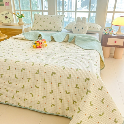 91家纺网 家纺一手货源 找家纺 （总）恒尚居 2025新款全棉床盖床单小清新床垫床褥垫-跑量（四季款）