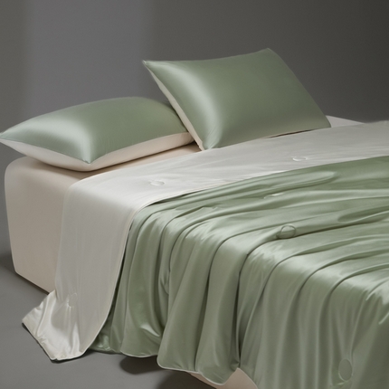 91家纺网 家纺一手货源 找家纺 （总）莱登卡奴 2025新款A类锦氨亮丝凉感被亲肤绸夏被子被芯