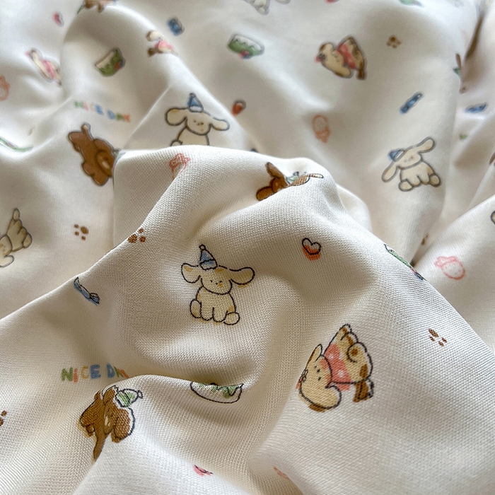 91家纺网 家纺一手货源 找家纺 花漾家居 2025新款针织双层纱被套枕套四件套 多米