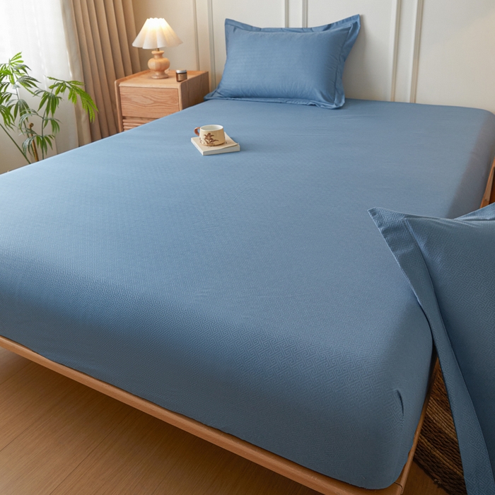 91家纺网 家纺一手货源 找家纺 （总）2025内销外贸压花磨毛单床笠三件套