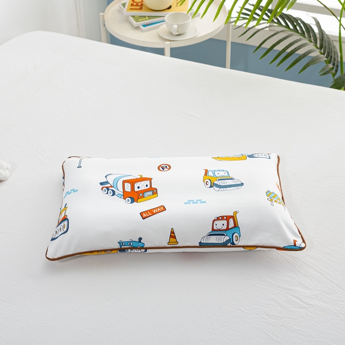 91家纺网 家纺一手货源 找家纺 萌番宝 A类新款60支长绒棉纯棉儿童枕套枕头 乐挖挖