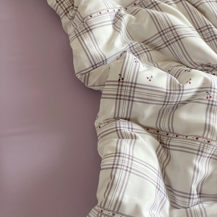 91家纺网 家纺一手货源 找家纺 诺梵家纺 2025新款有氧双层纱印花四件套 卢卡斯