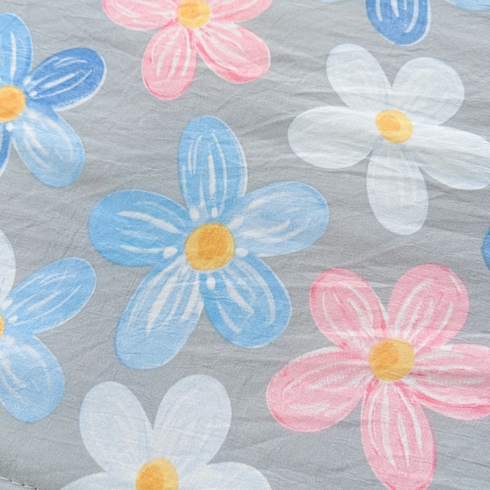 91家纺网 家纺一手货源 找家纺 好欣怡家纺 2026新款水洗棉夏被空调被被子被芯印花小清新夏凉被直播热款 水洗棉包边款-夏日浪漫